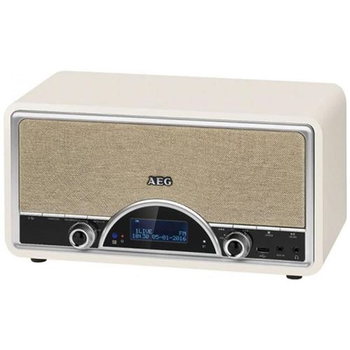 Radio rétro AEG NDR 4378 numérique avec Bluetooth DAB+ (crème)