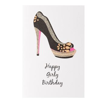 Carte Anniversaire Femme Chaussure A Strass Draeger Paris Carte De Vœux Achat Prix Fnac
