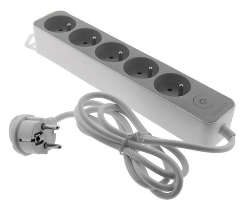 Multiprise 5 prises 16A + interrupteur