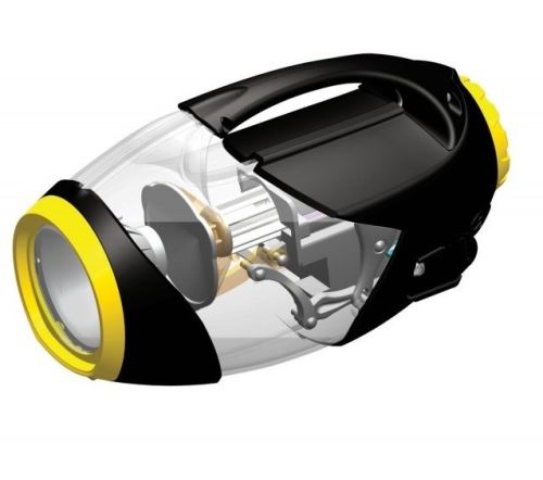 Intex lampe de poche rechargeable Deluxe Deluxe Led 20 x 12 x 9 cm jaune/noir