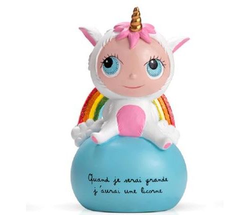 Tirelire « Quand je serai grande j’aurai une licorne »