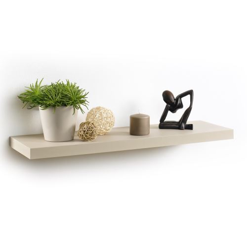 CDAffaires Etagere flottante 75 x 22.8 x 3.4 cm Taupe