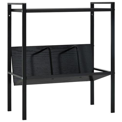 VIDAXL - Bibliothèque - 2 Niveaux - Noir - 52x28x59 cm - Image 3