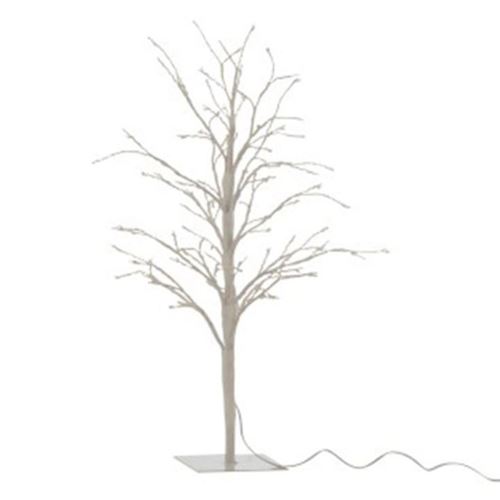 Plante Artificielle D&eacute;co LED Arbre Nu 57cm Blanc