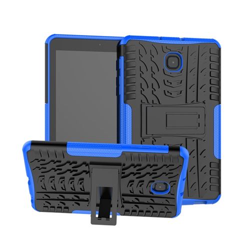 Coque en TPU combo de pneus cool bleu pour votre Samsung Galaxy Tab A 8.0 (2018) T387