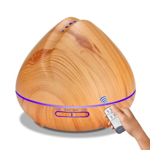 Diffuseurs D'huiles essentielles 400ML humidificateur - Couleur du bois