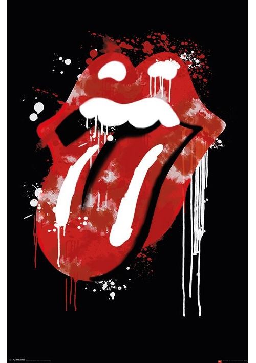 The Rolling Stones : Graffitis Poster grand format 61 x 91.5 cm
