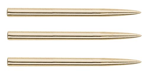 Unicorn pointe en acier poinçonné 34.90 mm or 3 pièces