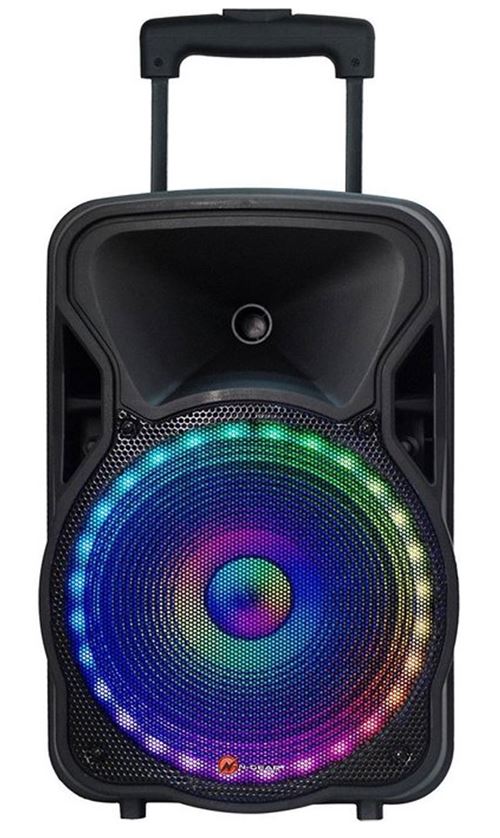 N-Gear haut-parleur bluetooth The Flash 1205 trolley 300W noir
