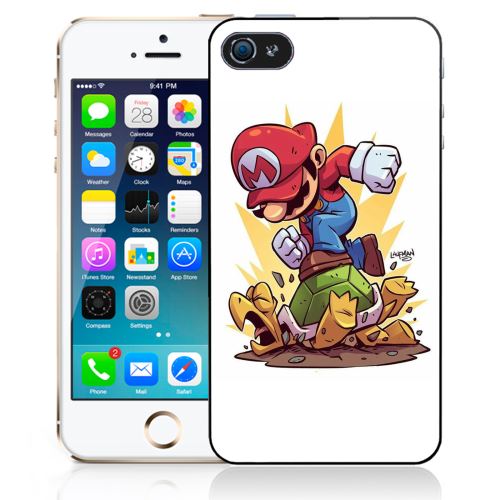 Coque pour iPhone 5C super mario tortue cartoon
