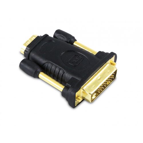 Metronic 470302 Adaptateur DVI-D m&acirc;le Noir