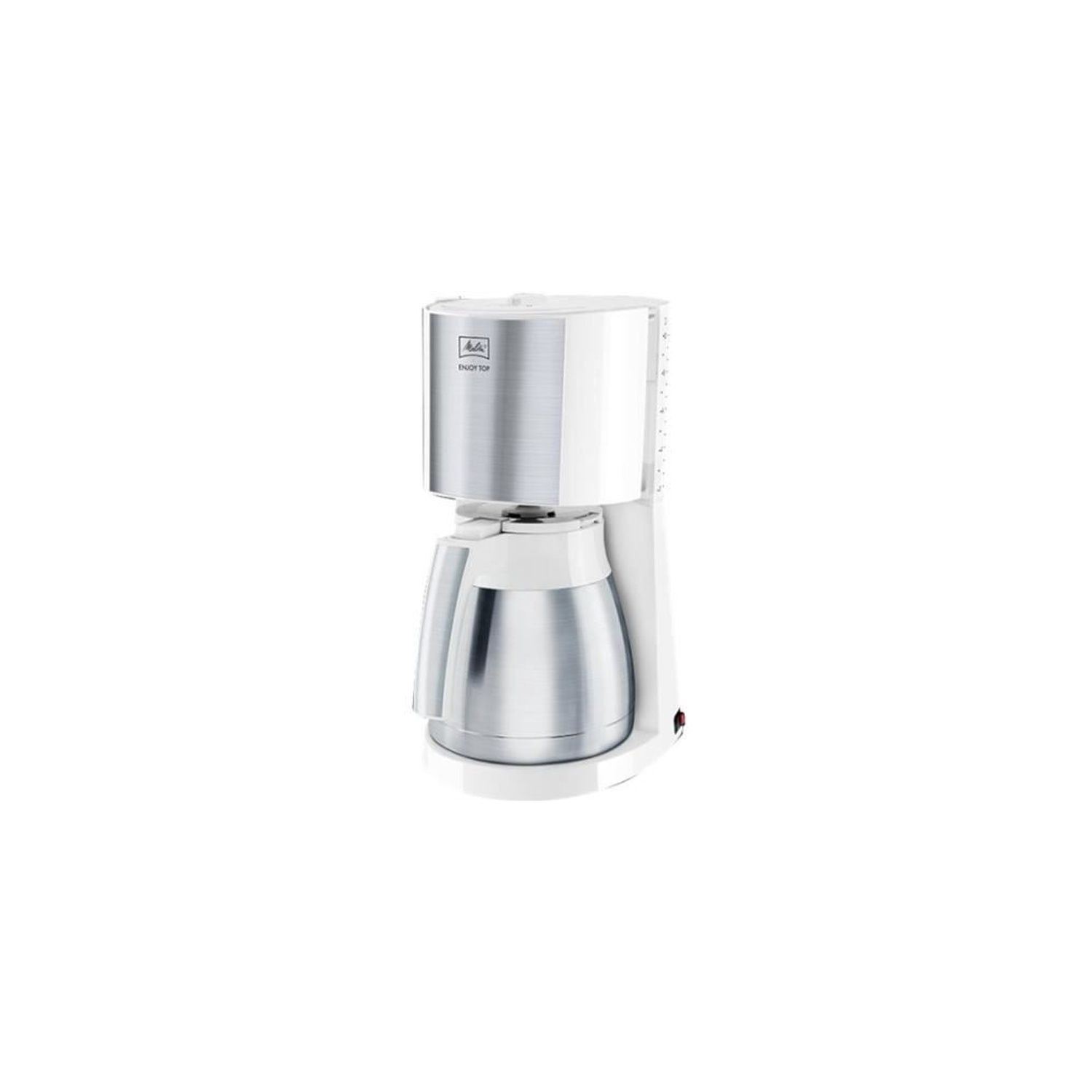 Cafetière Électrique Melitta Look V Timer 1025-07 Blanc Et Ancier