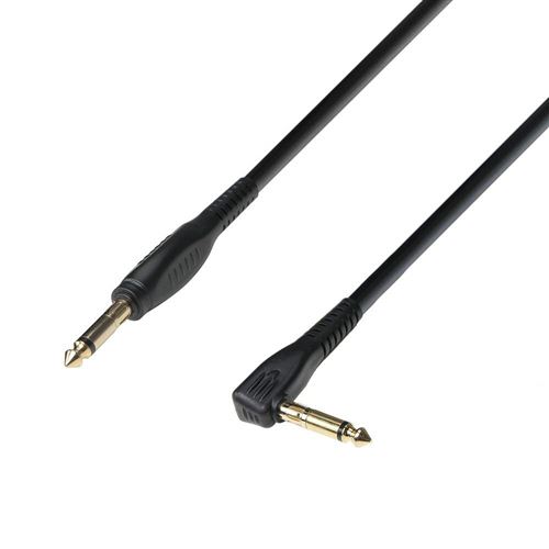 Adam Hall Cables K3IPR0900P Série 3 Star Câble Instrument Jack 6,35 mm Mono vers Jack 6,35 mm Mono coudé 9 m