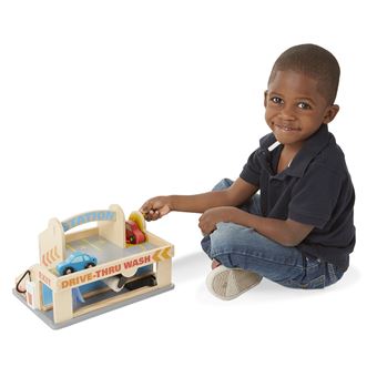 Station Service Avec Garage Melissa et Doug Garage jouet Achat prix fnac