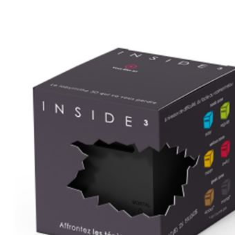 Jeu de société Inside3 Cube Labyrinthe Mortal 0 Noir