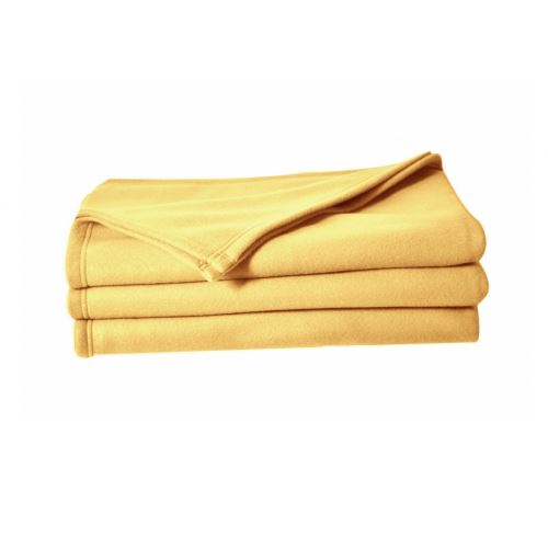 Couverture Polaire Jaune Poleco 100% polyester 320g 180x220