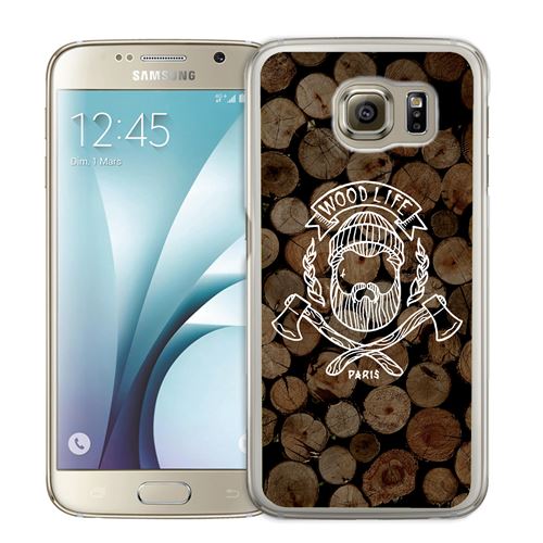 Coque pour Samsung Galaxy S6 Edge wood life