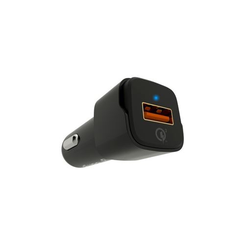 Chargeur allume-cigare Quick Charge noir Green_e 3.0 A