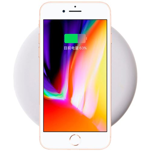 Chargeur À Induction Qi Quick Charge Sans Fil USB Smartphone Android iPhone Blanc - YONIS