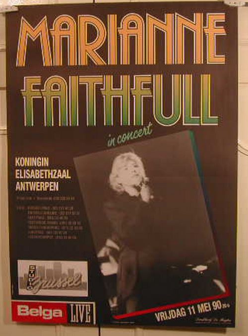 Marriane Faithfull - 68x97 cm - AFFICHE / POSTER