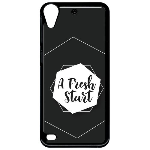 Coque htc desire 530 a fresh start fond noir