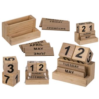 Calendrier Perpetuel En Bois Achat Prix Fnac