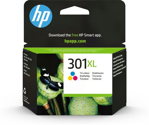 HP 301XL Cartucho Tinta Alta Capacidad Original Tricolor