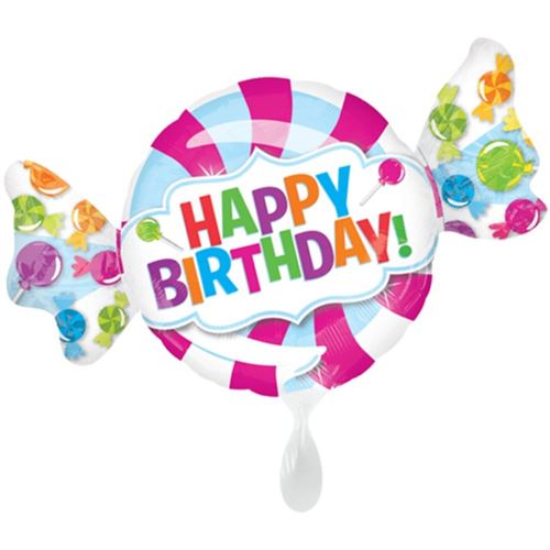 ballon alu bonbon anniversaire