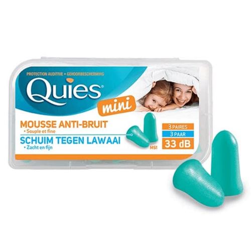 Quies Mini Protection Auditive Mousse 3 Paires