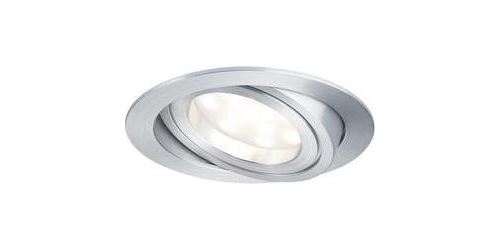Spot LED encastrable LED intégrée Paulmann Coin 92798 blanc chaud 6.8 W aluminium