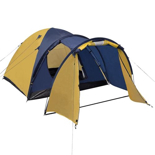 vidaXL Tente pour 4 personnes Jaune