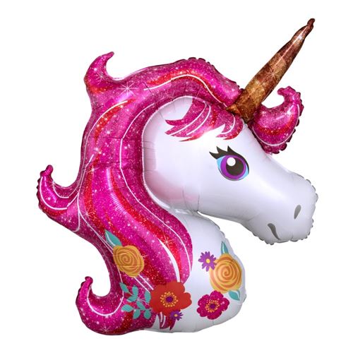 ballon magical unicorn 83x73 cm