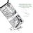 -5€98 sur Coque cordon pour iPhone X/Xs cordon noir Dessin ...
