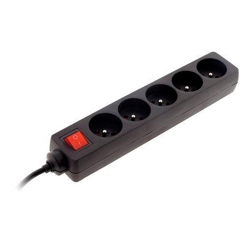 Zenitech Noir Bloc Multiprise 5 Prises - Image 3