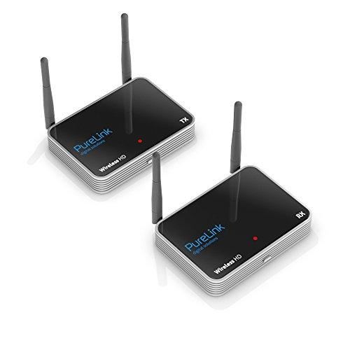 PureLink CSW310 Kit d'extension sans fil HD (récepteur et émetteur) pour HDMI avec Full HD 1080p, 3D, sans fil, non compressé, portée max. 100m, noir