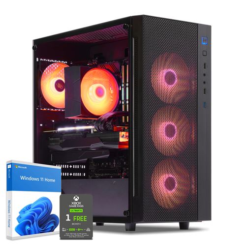 PC Gaming Intel i7-9700F, RX 5700, 16 Go RAM DDR4, 250Go SSD NVMe M.2 PCIe, 2To HDD, USB 3.1. PC Gamer Expert. Unité centrale avec Win 10