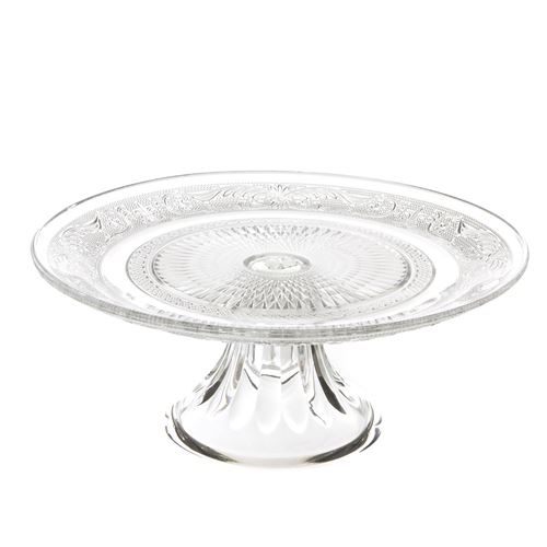 Présentoir à gâteaux Renaissance - Diam. 29 cm. - Verre