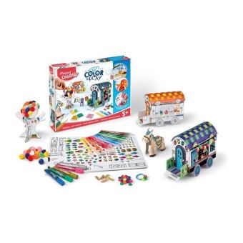 MAPED CREATIV - Color&Play - 2 Roulottes a construire et décorer