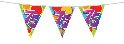 Haza Original ligne drapeau multicolore 75 ans 10 mètres
