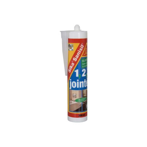 Mastic silicone anti-moisissure SIKA Sanisil - Transparent - 300ml