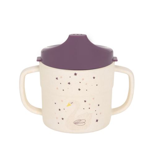 Lassig - Tasse d?apprentissage bambou Little Water Cygne