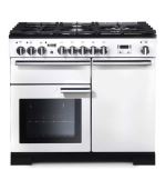 Piano de cuisson gaz falcon pdl 100 dfwhc eu professional + blanc chrome