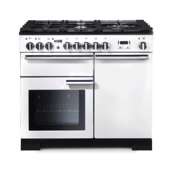 Piano de cuisson gaz falcon pdl 100 dfwhc eu professional + blanc chrome