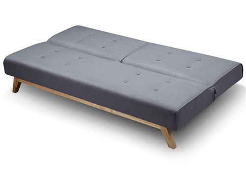 147 Sur Canape Convertible Scandinave Yazu Gris Fonce Achat