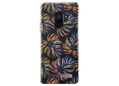IDEAL OF SWEDEN Fashion Case S/S18 - Coque de protection pour téléphone portable - plastique - tropical néon - pour Samsung Galaxy S9