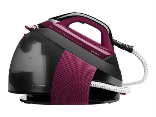 Grundig SIS 9870 - Stoomstrijksysteem met automatische uitschakeling - zoolplaat: Cross Steam - 2800 W - violet/zwart
