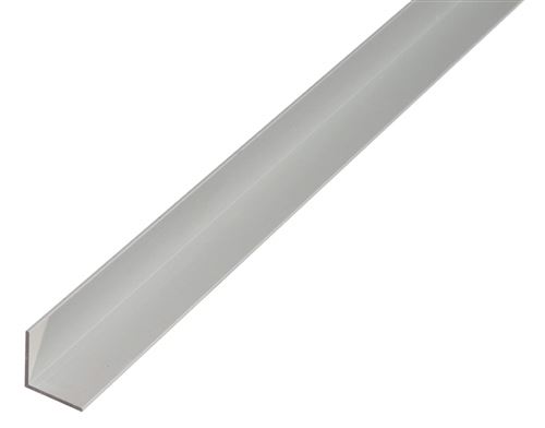 Cornière - aluminium, couleur argent, anodisée, 1000 x 40 x 40 mm