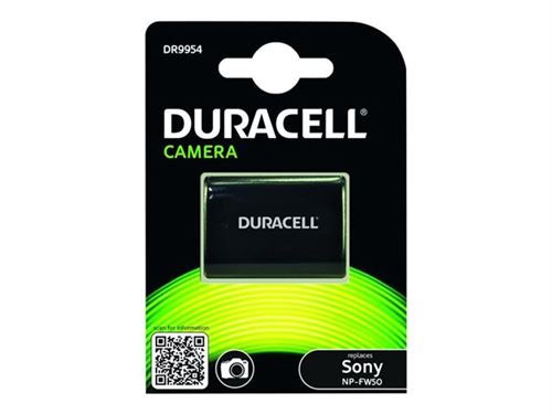 Batterie DURACELL NP-FW50 pour appareil photo Sony Noir DURACELL