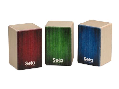 Sela SE 108 Mini Cajon set shaker (lot de 3)