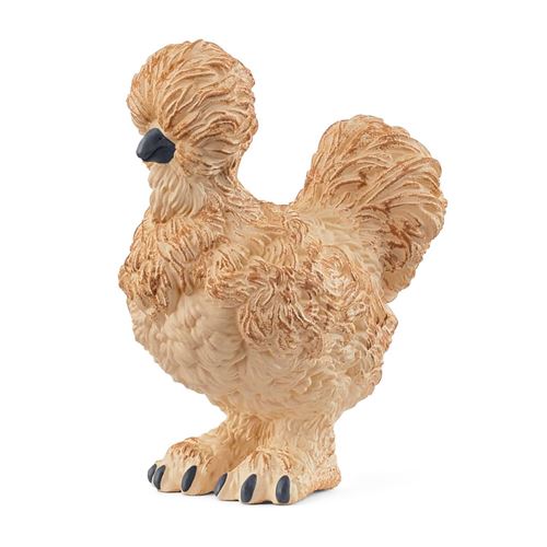 Non Communiqué Beige Figurine Poule Soie